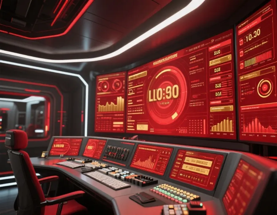 数字转播控制面板示意图