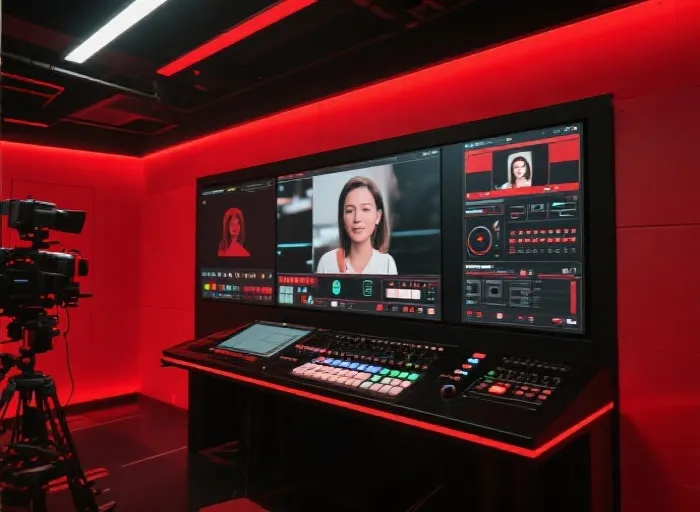 直播转播场景示意图